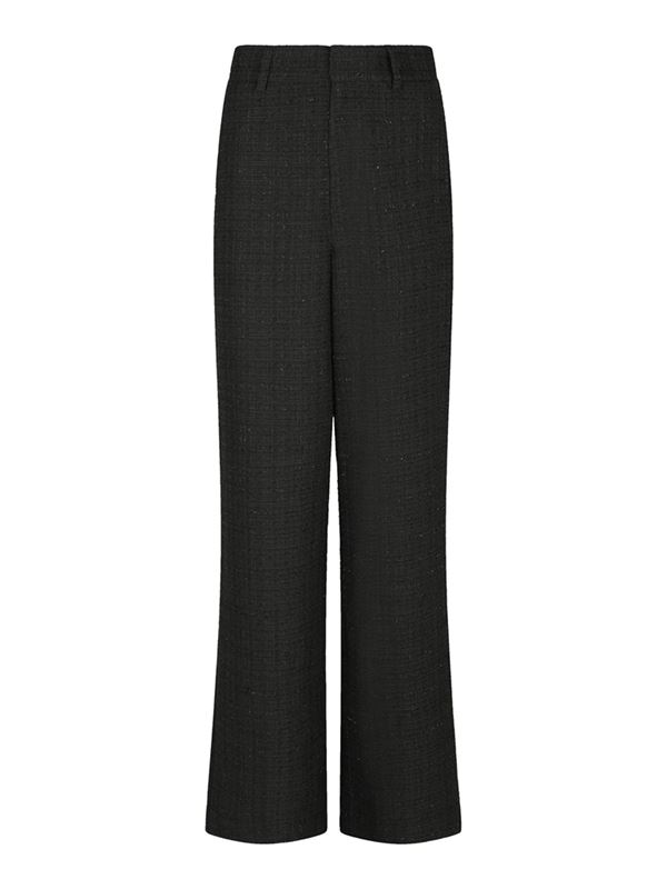 Byxor - Emmett boucle pants – Black