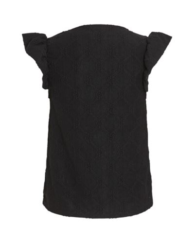 Toppar - Videlea v-neck cap sleeve top – Black Beauty