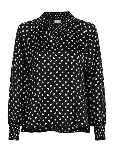 Blusar/Skjortor - Stone Fading Ink Blouse – Black