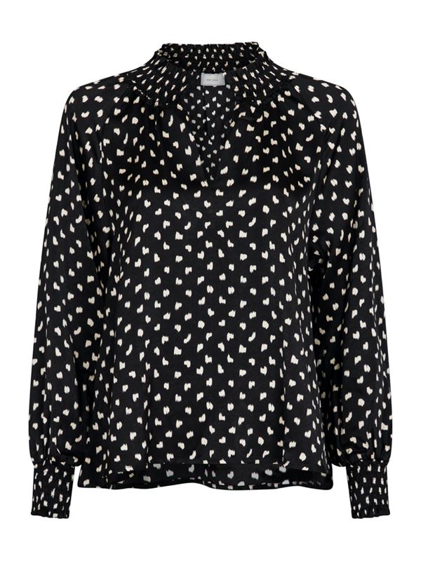 Blusar/Skjortor - Stone Fading Ink Blouse – Black