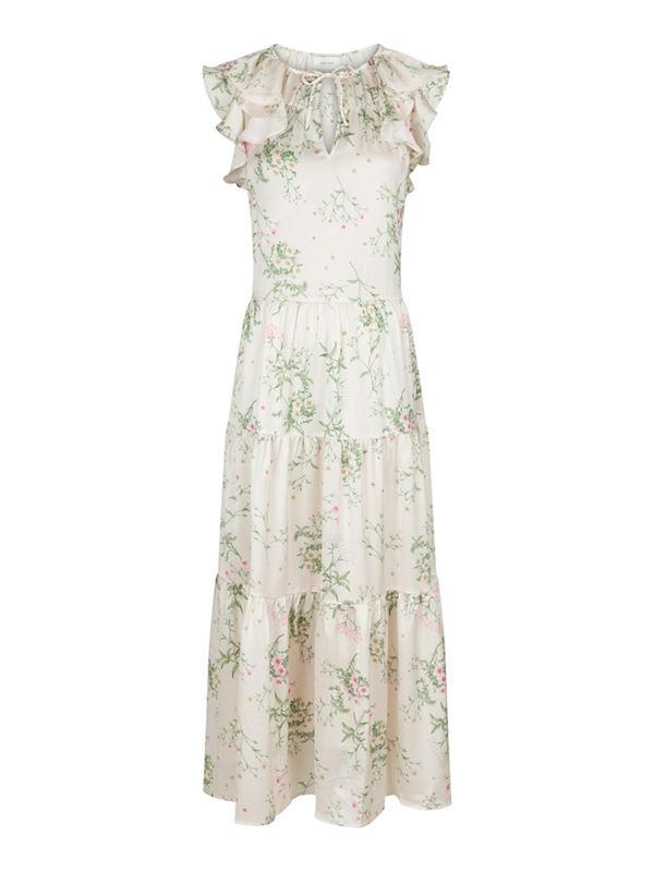 Klänningar - Messina Flower Field Dress – Off White