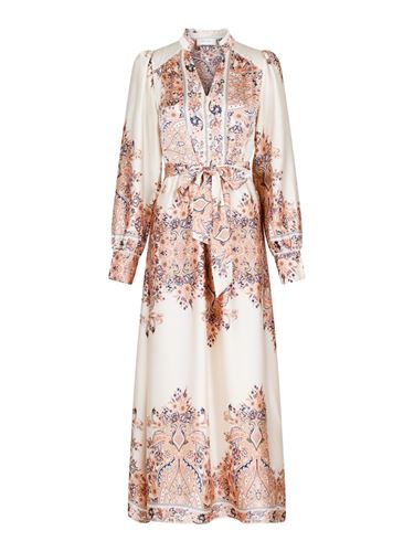 Klänningar & Tunikor - Nova paisley border dress – creme