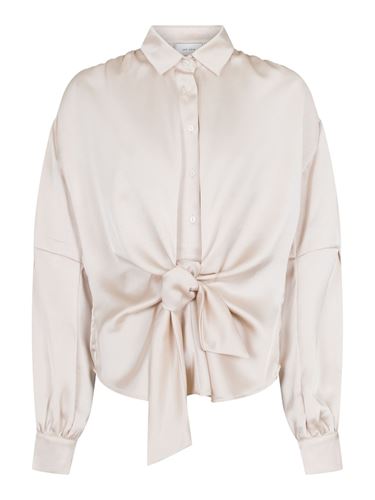 Blusar/Skjortor - Naja satin shirt – Ivory