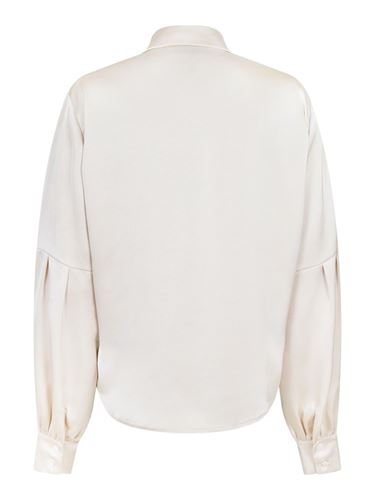 Blusar/Skjortor - Naja satin shirt – Ivory