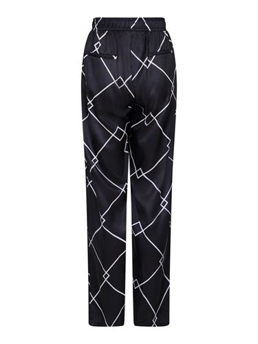Byxor - Monty mega square pant – dark navy