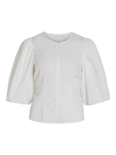 Toppar - Videla 2/4 volume sleeve top – Cloud dancer