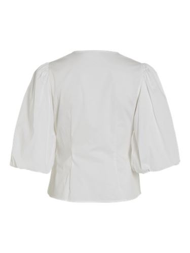 Toppar - Videla 2/4 volume sleeve top – Cloud dancer
