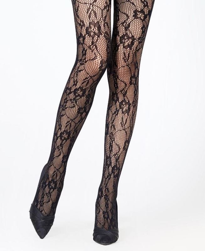 Accessoarer - Spets tights – Black