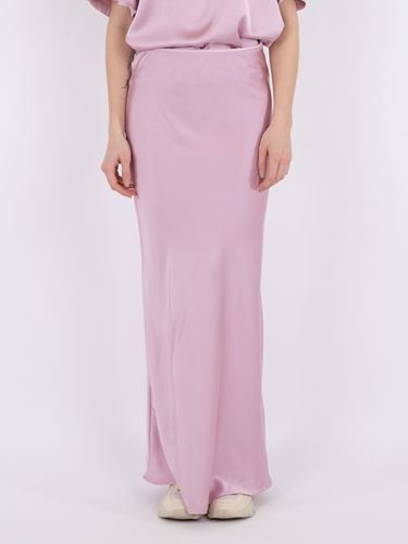 Kjolar - Vicky heavy sateen skirt – Rose