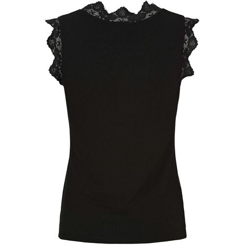 Toppar - Dee lace top – Black