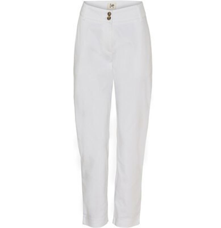 Byxor - Isay chino pant – White