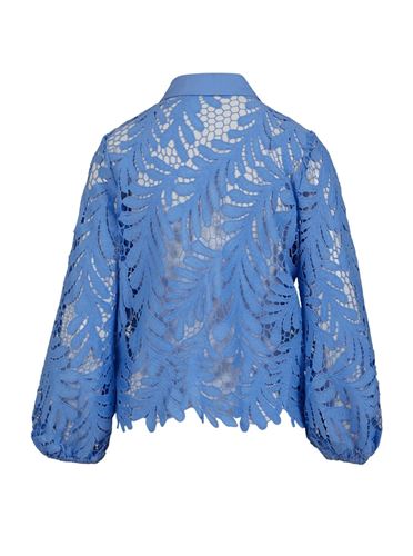 Blusar/Skjortor - Lace shirt – Bright sky blue