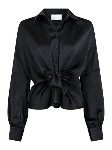 Blusar/Skjortor - Naja satin shirt – Black
