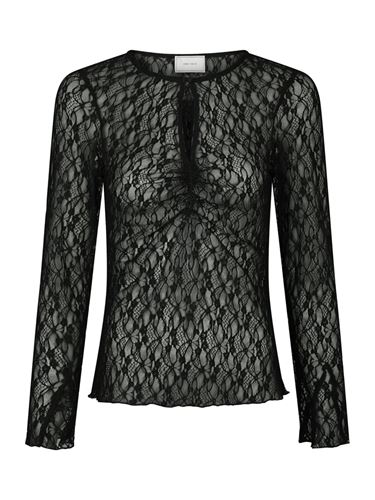 Blusar/Skjortor - Matria lace blouse  – Black