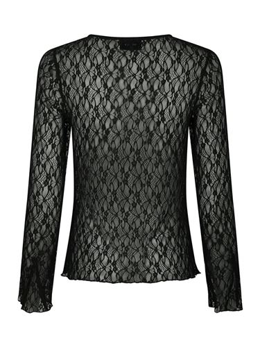 Blusar/Skjortor - Matria lace blouse  – Black
