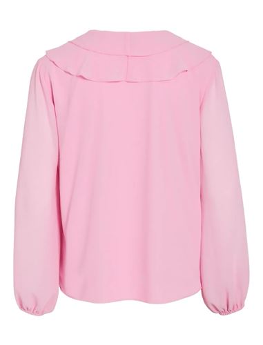 Blusar/skjortor - Viane v-neck frill top – Bonbon
