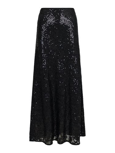 Kjolar - Vicky Sequins Skirt – Black