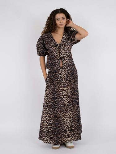 Kjolar - Yara leo long skirt – Leopard