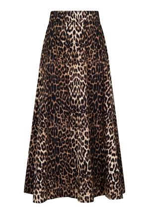 Kjolar - Yara leo long skirt – Leopard