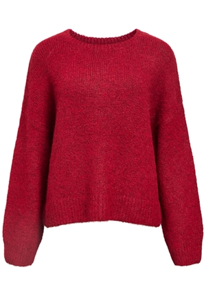 Tröjor/Koftor - Objsaggia pullover – Karanda red/melange