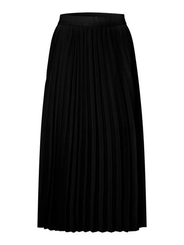 Kjolar - Slfmillie ankle plisse skirt – Black