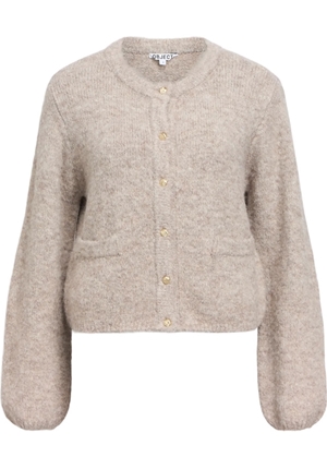 Tröjor/Koftor - Objsaggia knit cardigan – Humus/melange