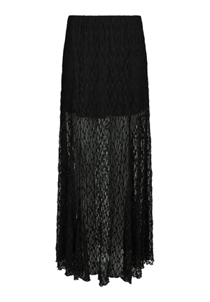 Kjolar - Mariya lace skirt  – Black