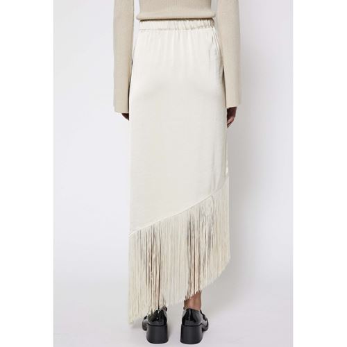 Kjolar - Gili fringe skirt – Champagne