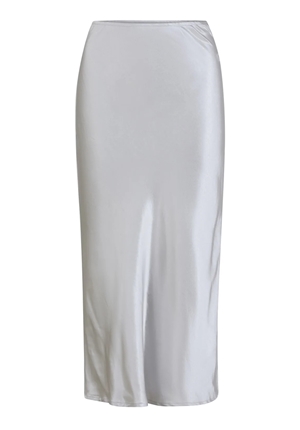 Kjolar - CC Heart SKYLER sateen skirt – Light grey