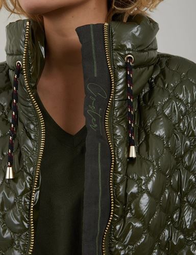 Kavajer/Ytterplagg - Quilted jacket – Fall leaves