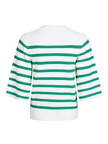 Blusar/Skjortor - Minka stripe knit blouse – green