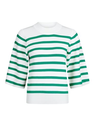Blusar/Skjortor - Minka stripe knit blouse – green