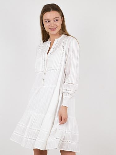Klänningar - Bartollo structure dress – white