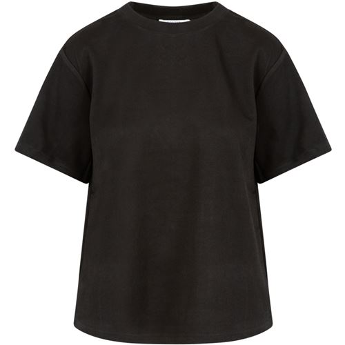 Toppar - Sweat Blouse With Heart Cutout – Black