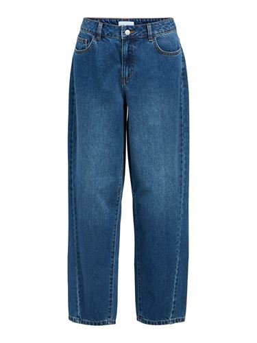 Jeans - Objmiu zoe barrel ankle jeans – Medium blue denim
