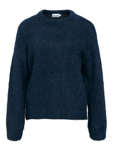 Tröjor/Koftor - Objharry l/s lo knit pullover – Sky captain/melange