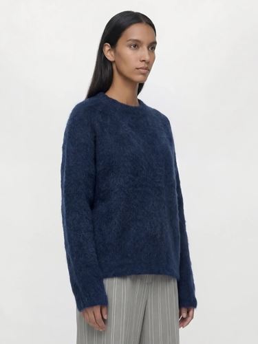 Tröjor/Koftor - Objharry l/s lo knit pullover – Sky captain/melange