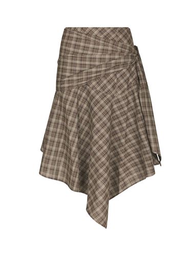 Kjolar - Sabella check skirt – Brown check