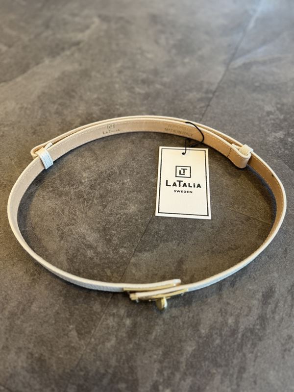 Accessoarer - Belt with turn lock – Beige
