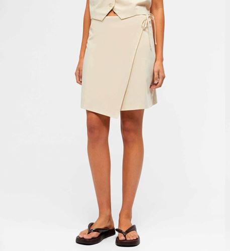 Kjolar - Objcecilie wrap skirt – Sandshell