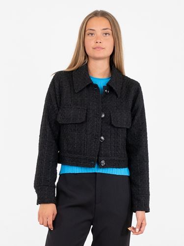 Kavajer/Ytterplagg - Sherry Boucle Jacket – Black
