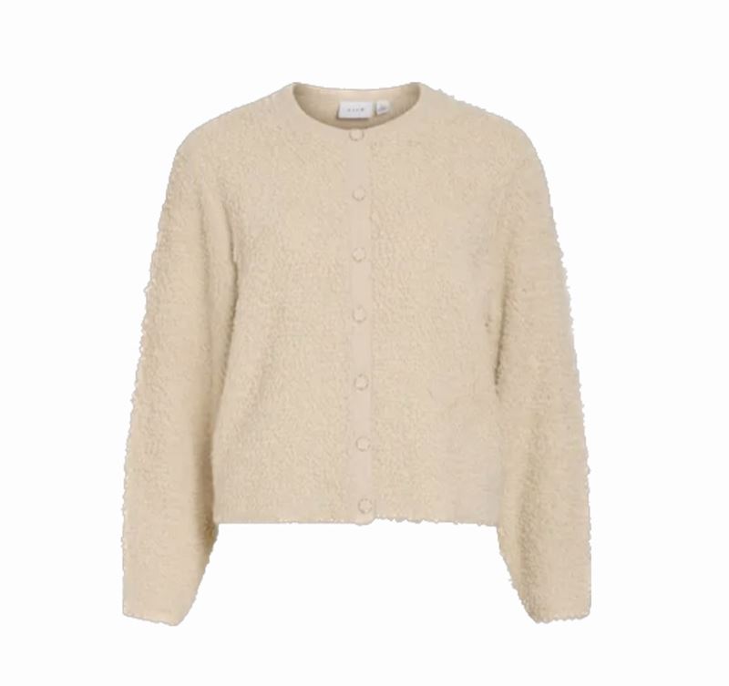 Tröjor/koftor - Vipaza o-neck knit jacket – Birch