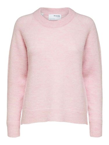 Tröjor&Koftor - Slflulu knit o-neck – sweet lilac