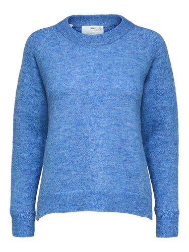 Tröjor&Koftor - Slflulu knit o-neck – ultramarine