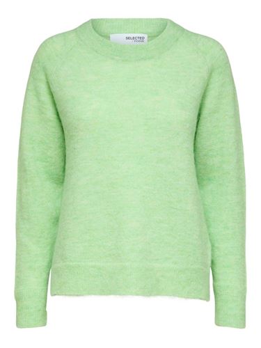 Tröjor&Koftor - Slflulu knit o-neck – pistachio