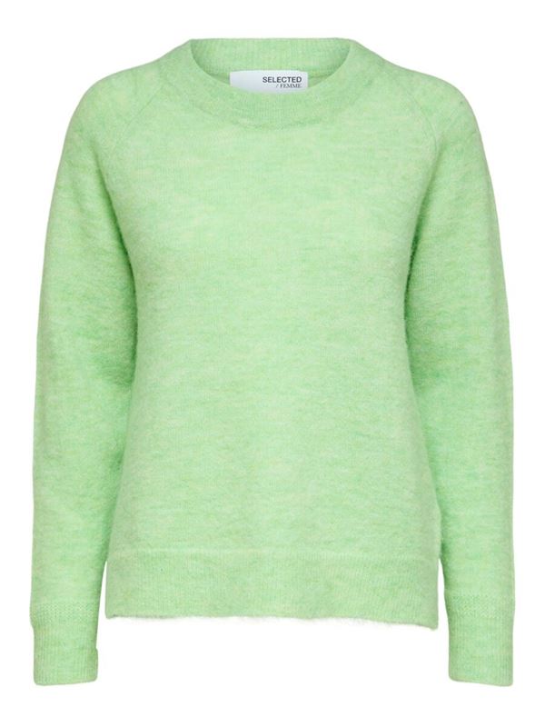 Tröjor&Koftor - Slflulu knit o-neck – pistachio