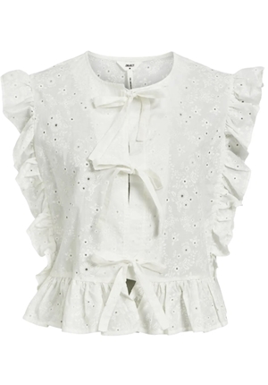 Blusar/skjortor - Objcilie top – Cloud Dancer