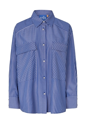 Blusar/Skjortot - Officecras shirt – Dark blue stripe