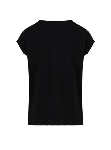 Tröjor/Koftor - T-shirt with coster logo in studs cap sleeve – black