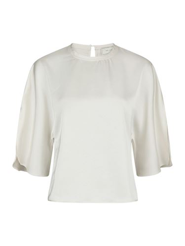 Blusar/Skjortor - Liora heavy sateen blouse – Pearl